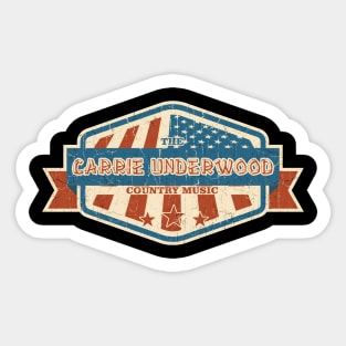 the Carrie Underwood vintage Sticker